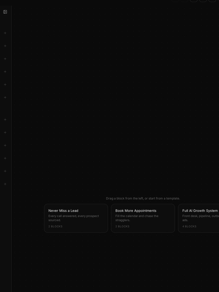 Agent Builder screen inside the Katexs platform