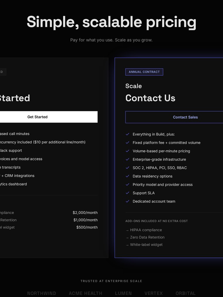 Usage & Pricing screen inside the Katexs platform