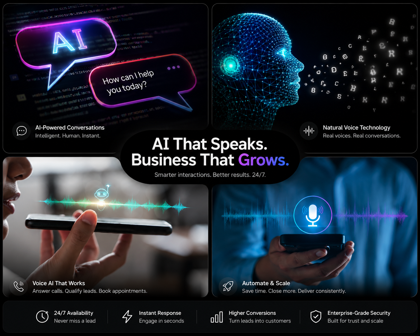 Voice session preview showing Katexs AI conversation interface